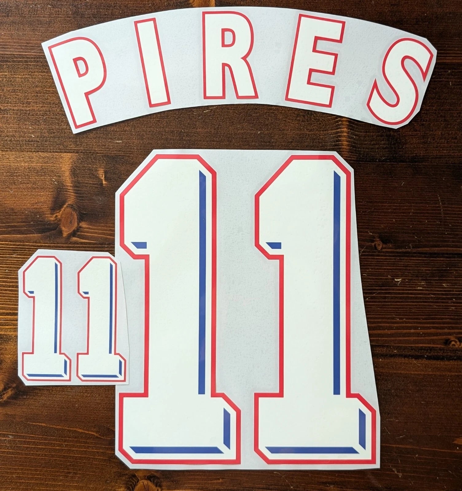 Kit Flocage / France 1998 Pires #11 Home