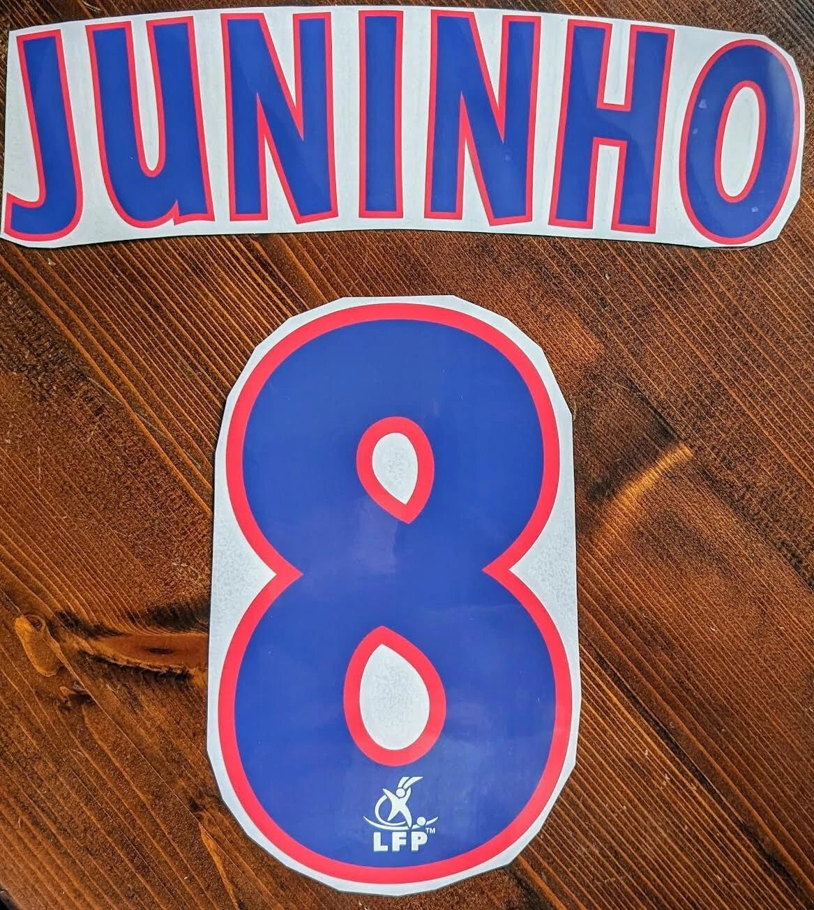 Kit / Flocage Lyon 2002 à 2007 JUNINHO #8 Home