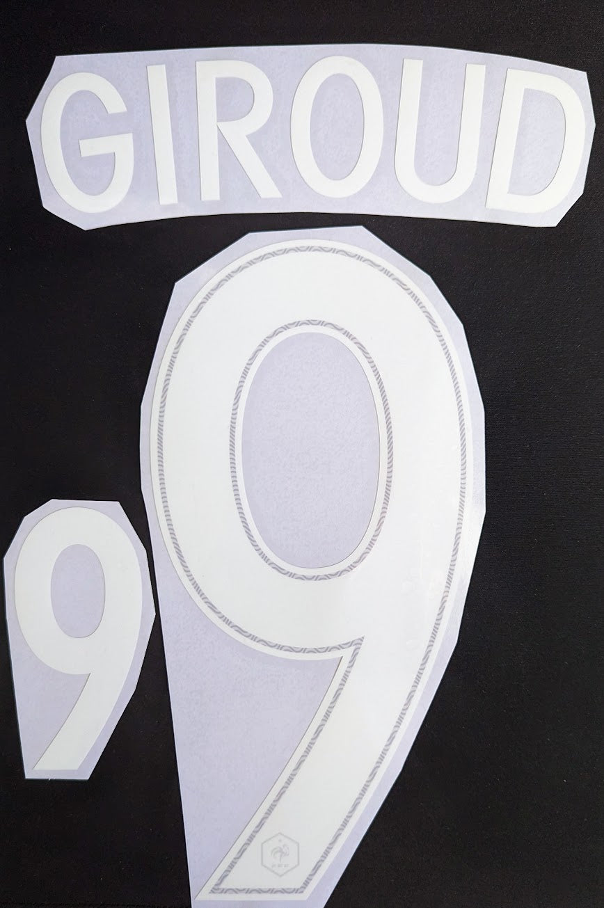 Kit / Flocage France 2016 à 2018 GIROUD #9 Home
