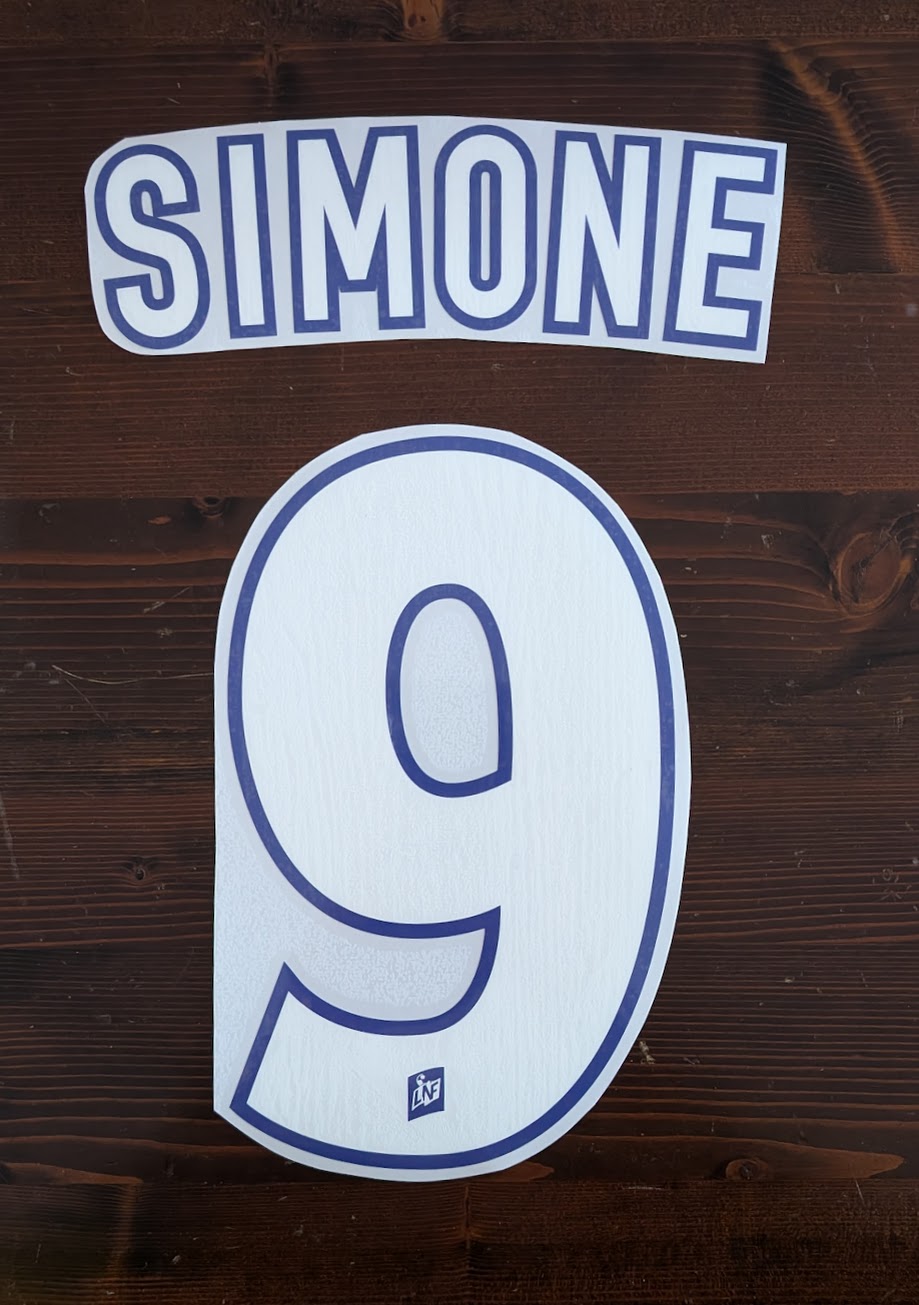 Kit / Flocage Simone #9 PSG Home / Away 1997 à 1999