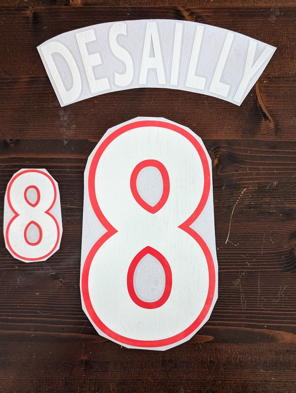 Kit Flocage / France 2000 à 2002 DESAILLY #8 Home