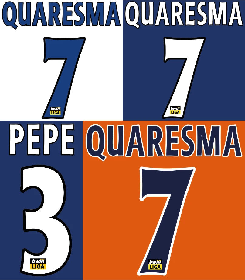 Kit / Flocage FC PORTO Home-Away 2006 à 2008 FCP