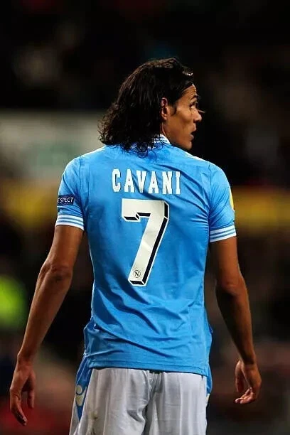 Kit / Flocage CAVANI #7 Ssc Napoli Home 2012 / 2013