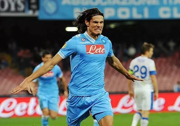 Kit / Flocage CAVANI #7 Ssc Napoli Home 2012 / 2013