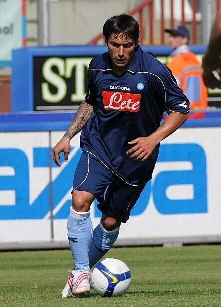Kit / Flocage LAVEZZI #7 Ssc Napoli Third 2008 / 2009