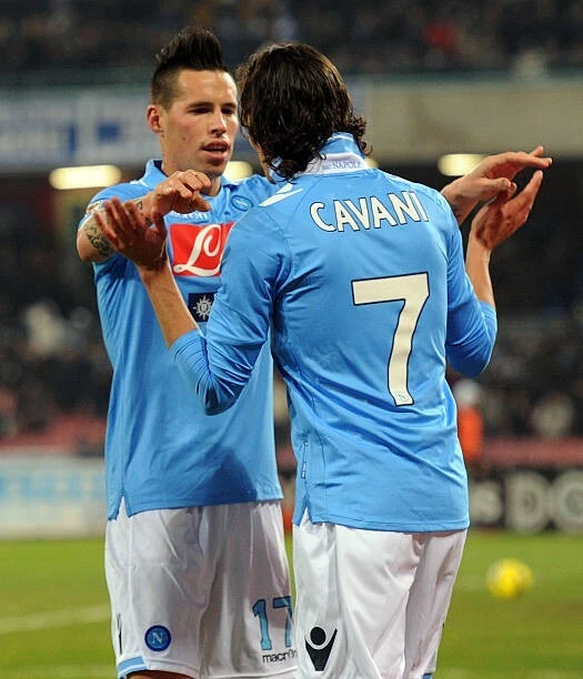 Kit / Flocage CAVANI #7 Ssc NAPOLI Home 2011 / 2012