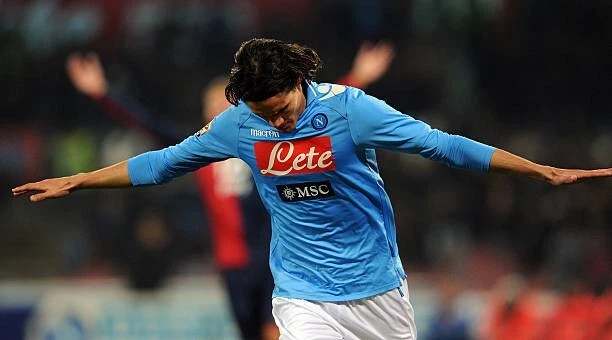 Kit / Flocage CAVANI #7 Ssc NAPOLI Home 2011 / 2012