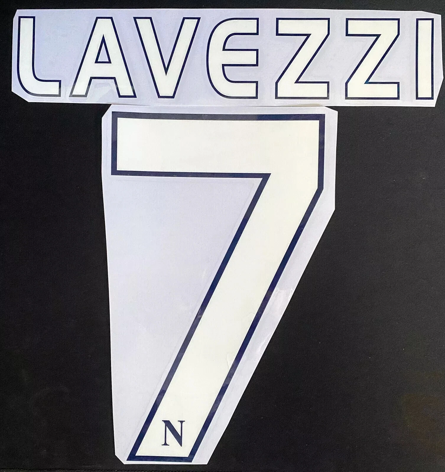 Kit / Flocage LAVEZZI #7 Ssc Napoli Home 2009 / 2010