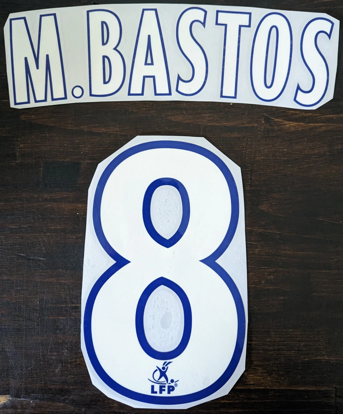 Kit / Flocage BASTOS #8 Lille / Home 2007 à 2009 Ligue 1