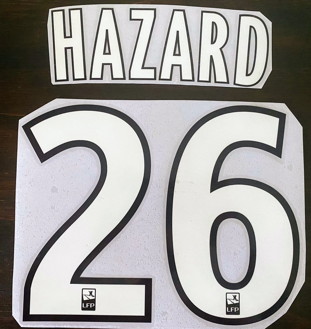 Kit / Flocage Lille Away HAZARD #26 2009 à 2011 L1