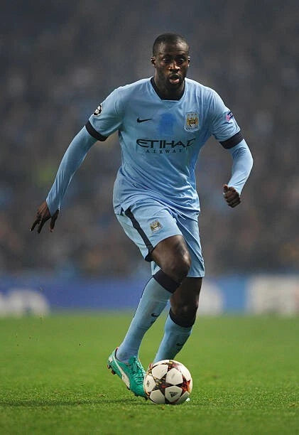 Nameset / Flocage / Yaya Toure #42 / Manchester City / Champions League / Home 14-15