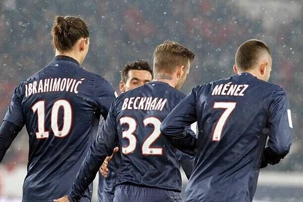 Kit / Beckham #32 PSG Home-Away 2012 à 2013