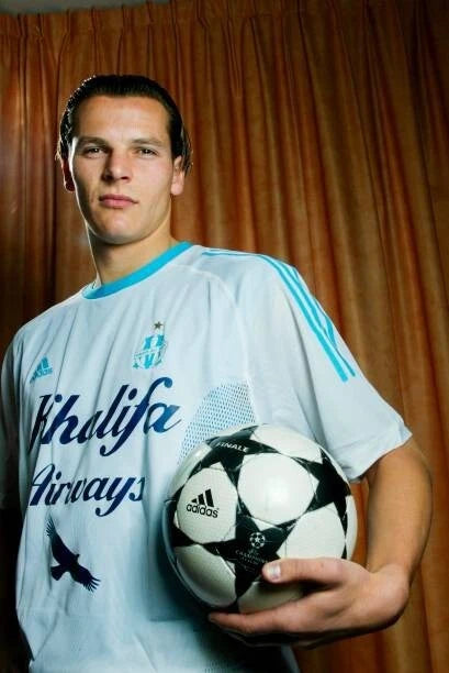 Kit / Flocage / Marseille VAN BUYTEN #4 Home 2002 à 2004