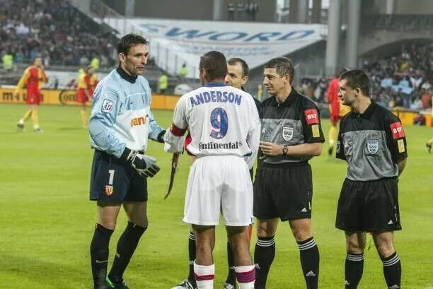 Kit / Flocage Lyon 2000 2002 ANDERSON #9 Home