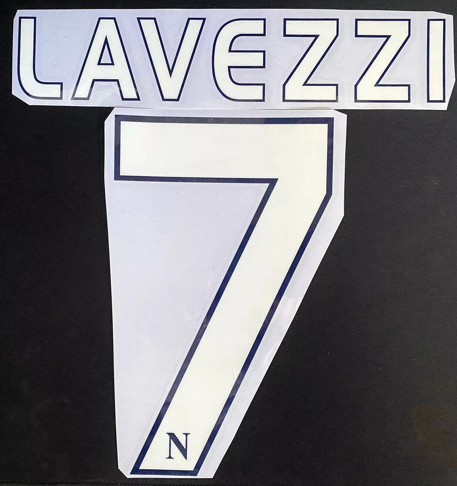 Kit / Flocage LAVEZZI #7 Ssc Napoli Home 2009 / 2010