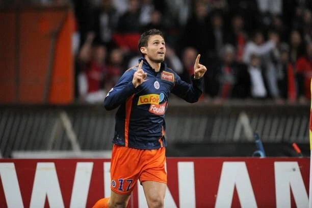 Kit / Flocage GIROUD #17 Montpellier Home 2010 à 2012