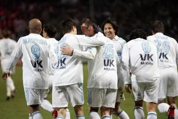 Kit /  Flocage Marseille Home OM 2004 à 2006 NASRI #22