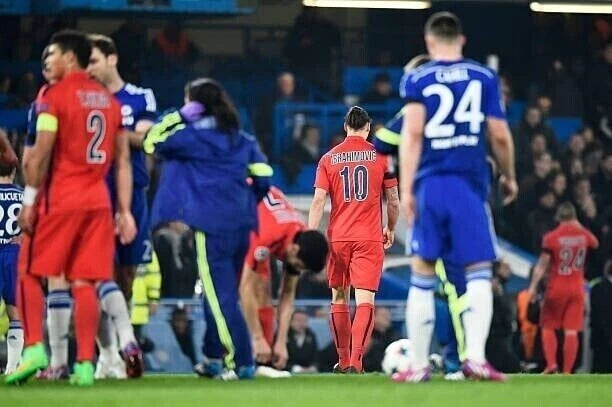 Kit Flocage Ibrahimovic #10 PSG Away Champions League 2014-2015