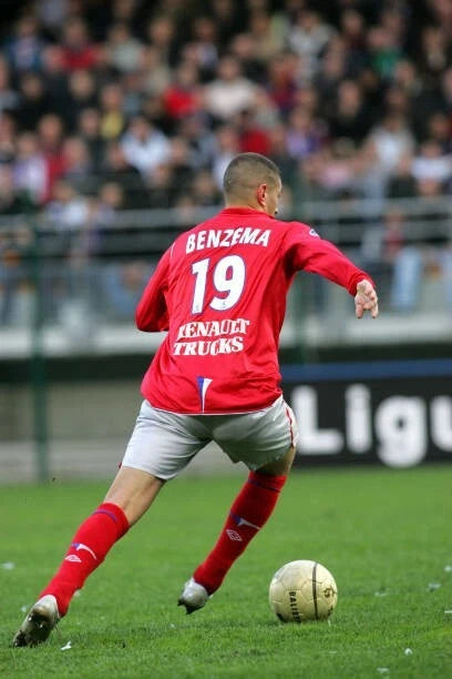 Nameset / Flocage Lyon 2005 à 2007 BENZEMA #19 Away