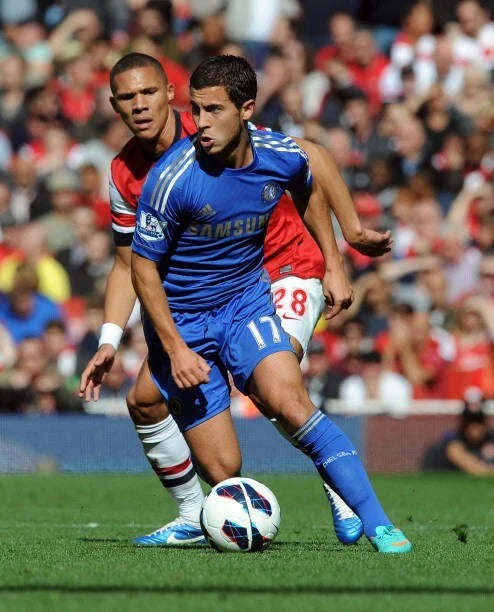 Kit / Flocage / Chelsea / Home-Third / HAZARD #17 / 2012 à 2014