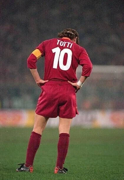 Kit / Flocage TOTTI #10 As Roma 2000 à 2002 Home