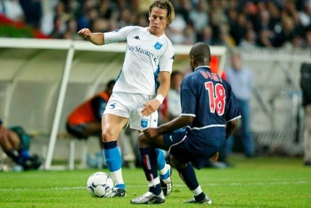 Kit /  Flocage MEXES #5 Auxerre Home 2002 à 2004