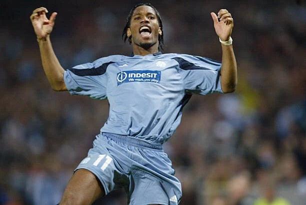 Kit / Flocage Marseille 2003 2004 DROGBA 11 Third - LDC / UEFA