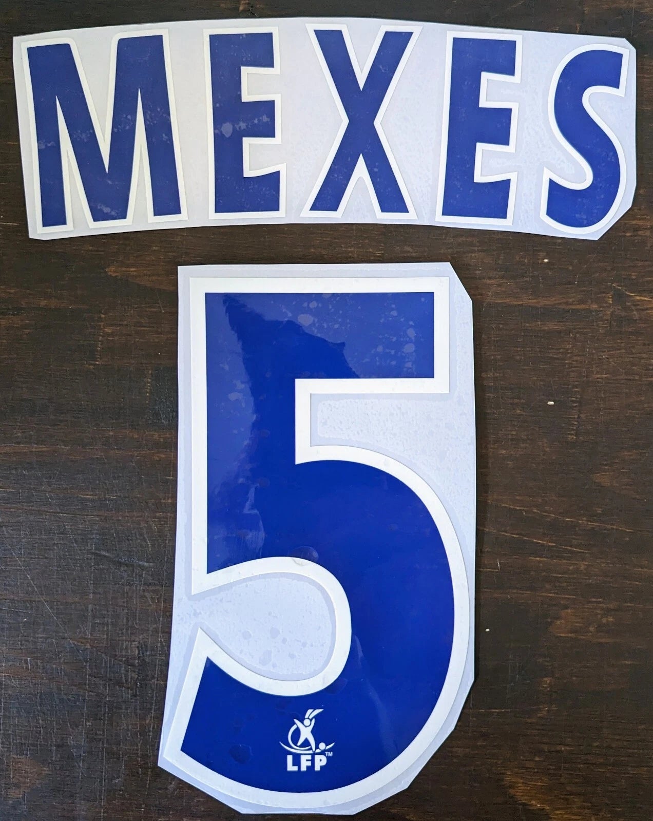 Kit /  Flocage MEXES #5 Auxerre Home 2002 à 2004