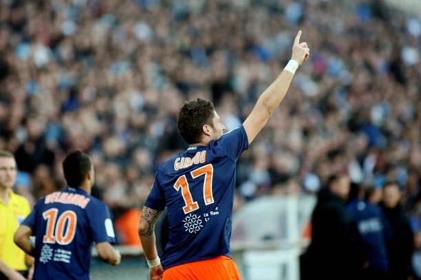 Kit / Flocage GIROUD #17 Montpellier Home 2010 à 2012