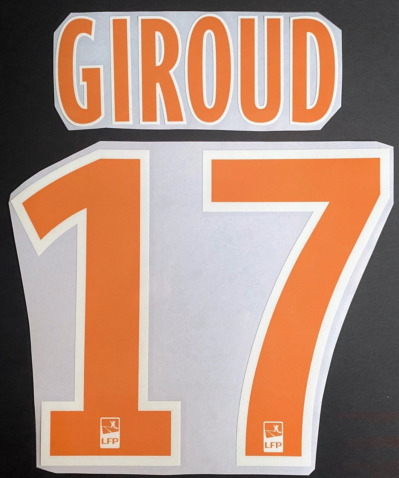 Kit / Flocage GIROUD #17 Montpellier Home 2010 à 2012