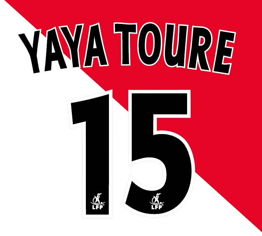 Kit / Flocage Monaco 2006 2007 YAYA TOURE #15 Home