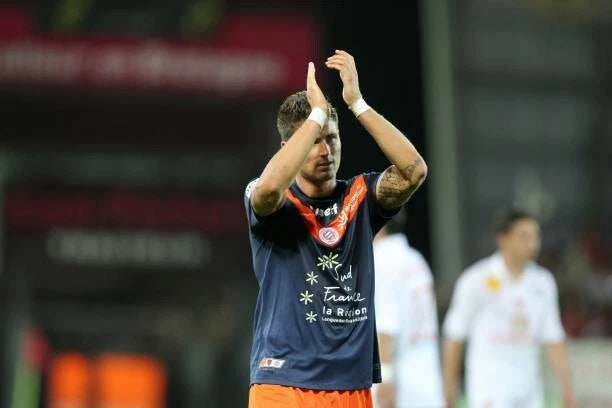Kit / Flocage GIROUD #17 Montpellier Home 2010 à 2012