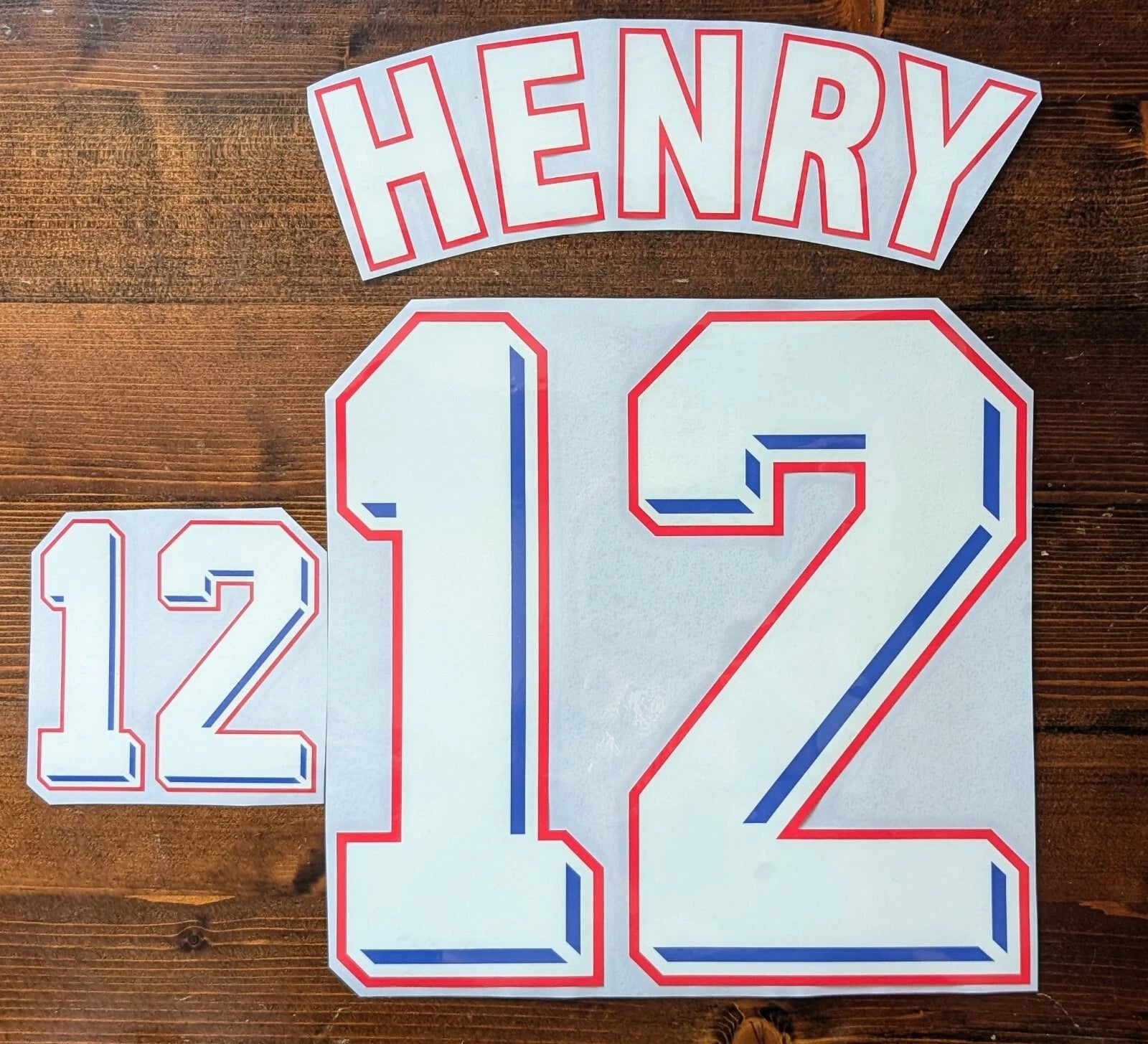 Kit Flocage / France 1998 Henry #12 Home
