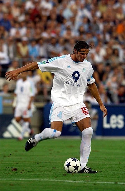 Kit / Flocage / Marseille VAN BUYTEN #4 Home 2002 à 2004