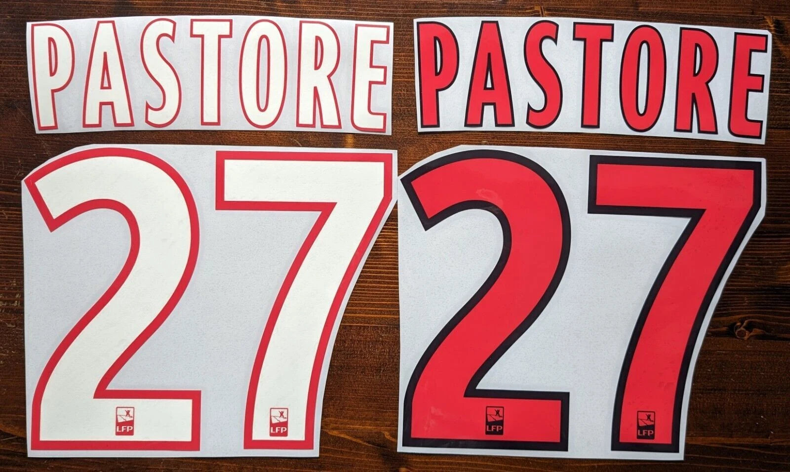 Kit / Flocage PASTORE #27 PSG Home-Away PSG 2011 à 2016