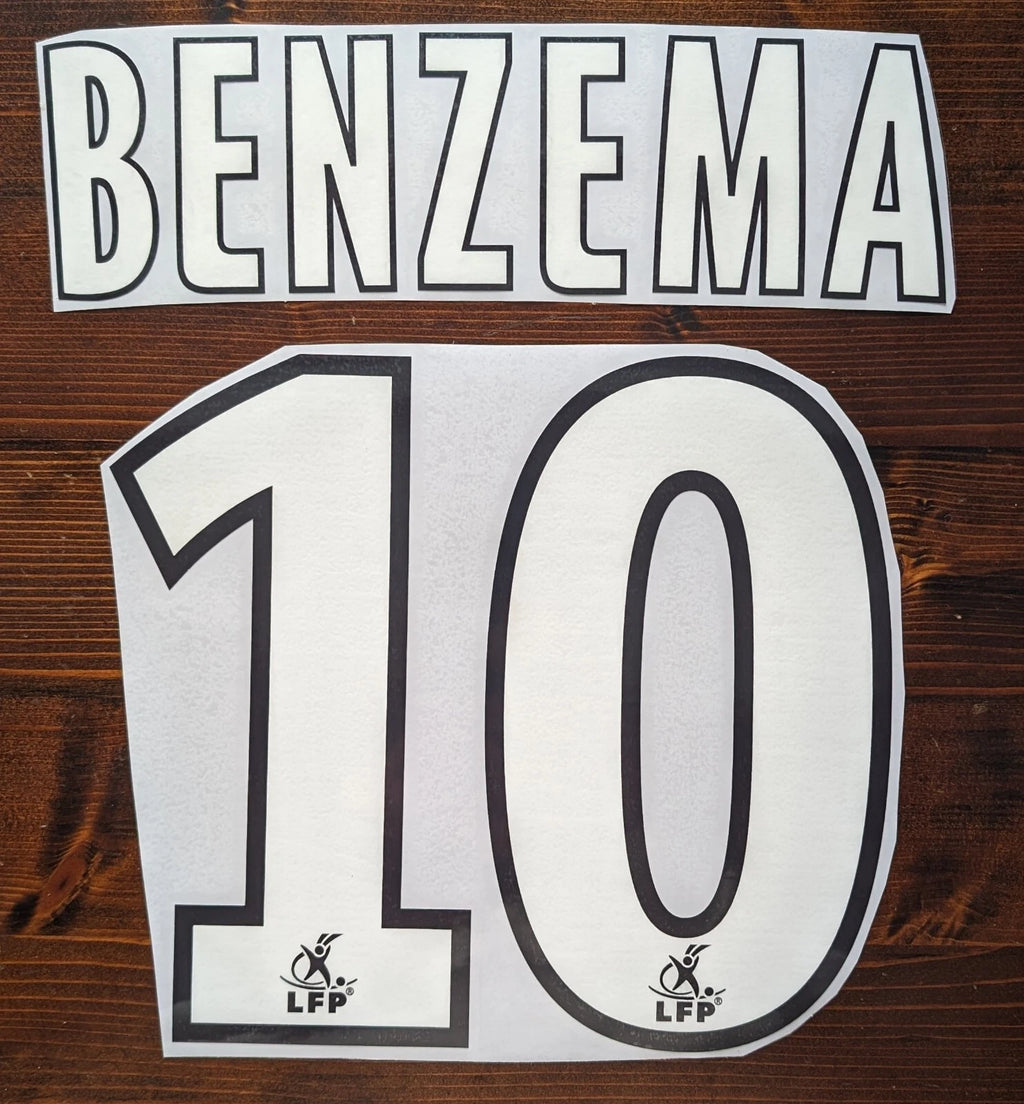 Kit / Flocage Lyon 2008 2009 BENZEMA #10 Away