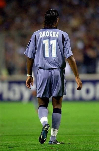 Kit / Flocage Marseille 2003 2004 DROGBA 11 Third - LDC / UEFA